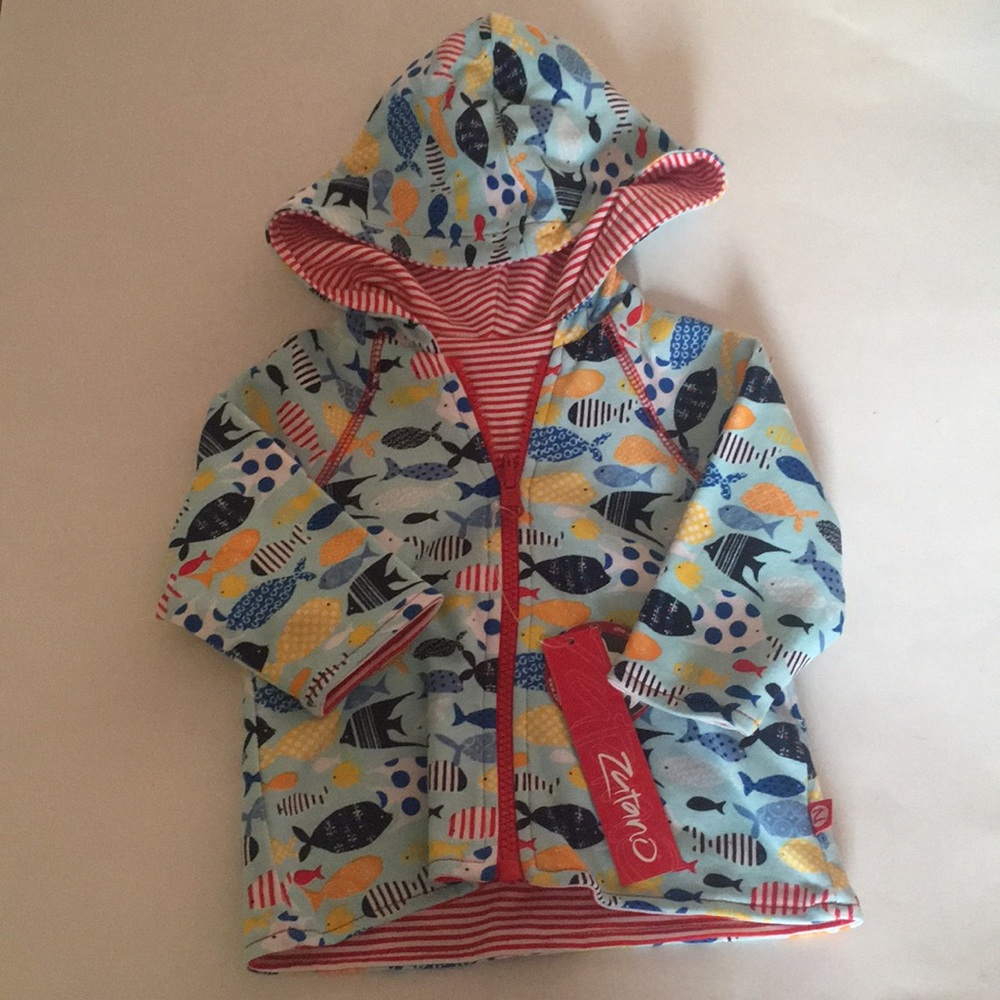 Zutano  reversible jacket 8m kids clothing